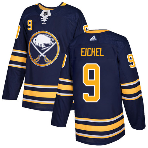 Adidas Buffalo Sabres 9 Jack Eichel Navy Blue Home Authentic Youth Stitched NHL Jersey